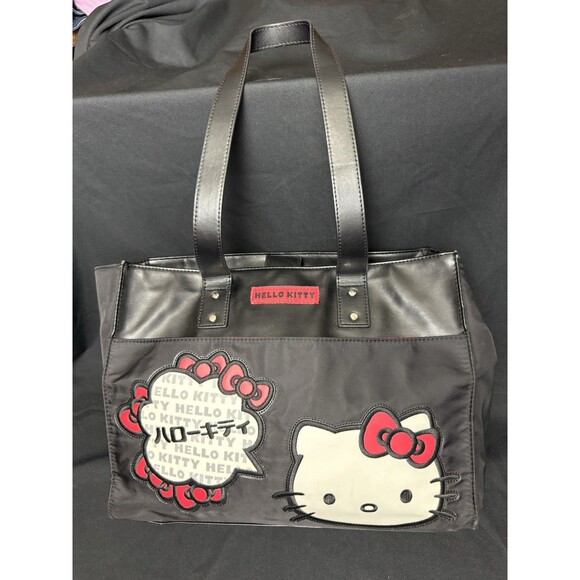 Hello Kitty Sanrio Tote 'ハローキテ How Fancy' 2019 Japanese Kawaii Bag - Picture 9 of 14